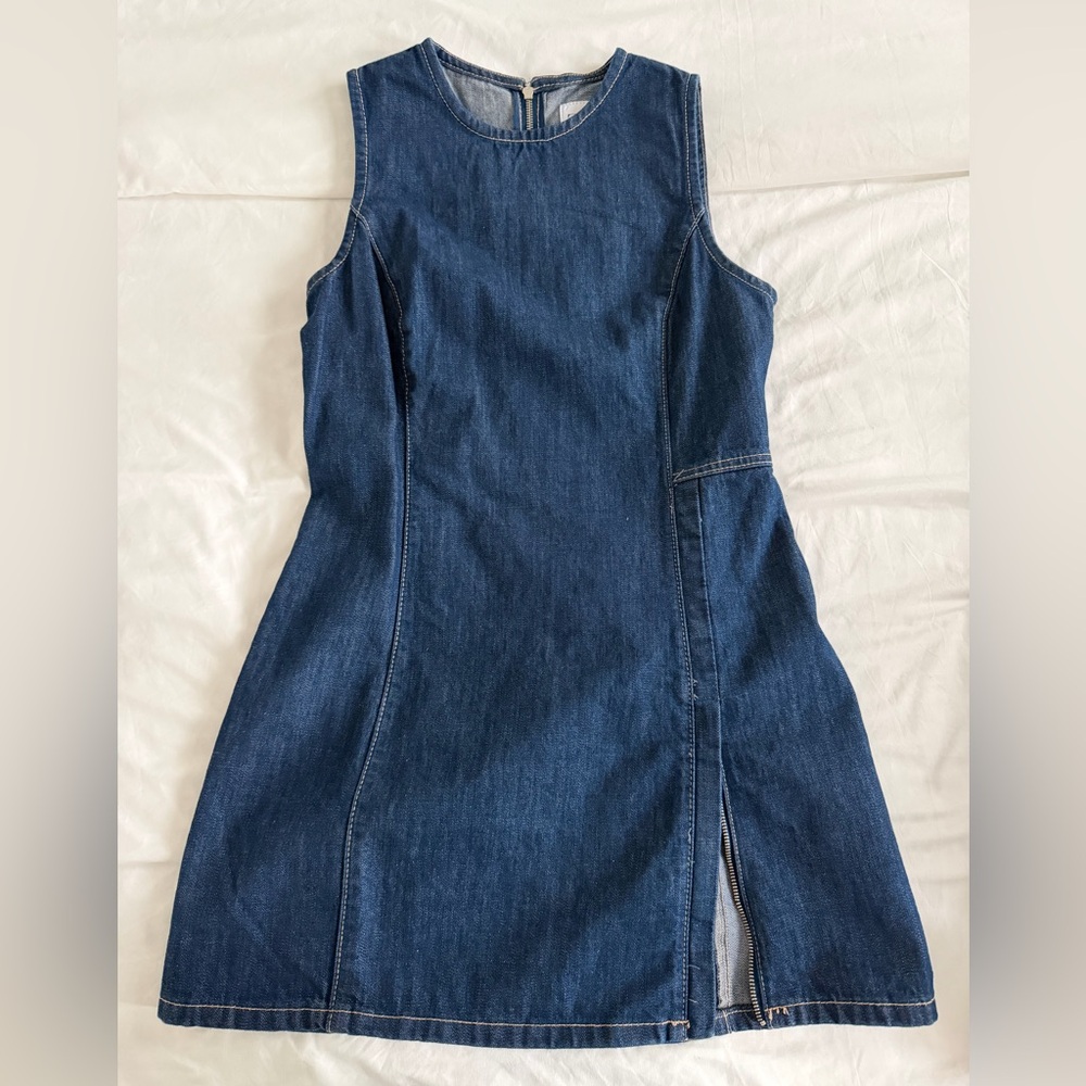 Zara Blue Denim Mini Dress